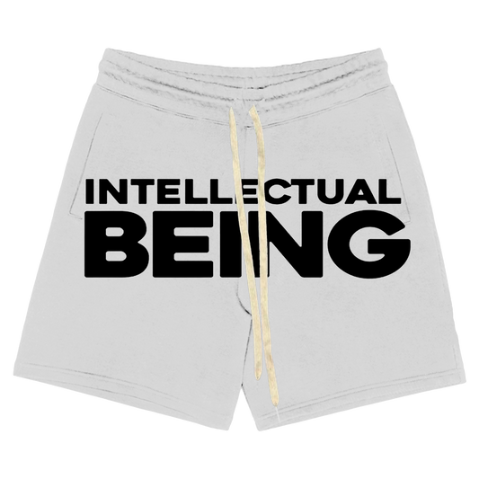 INTELLECTUAL BEING SHORTS (WHITE)